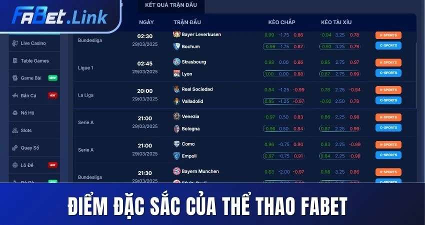 THỂ THAO FABET – THIÊN ĐƯỜNG CHO TÍN ĐỒ ĐAM MÊ CÁ CƯỢC 4 ĐIỂM ĐẶC SẮC CỦA THỂ THAO FABET